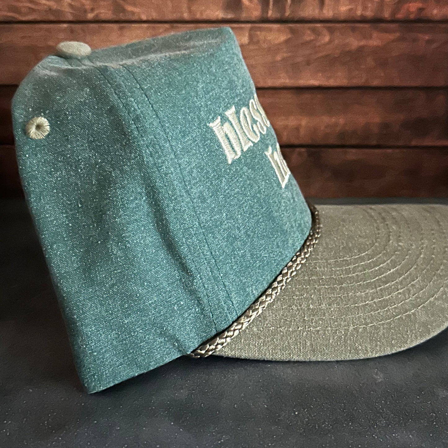 Bless Your Heart Faded Canvas Snapback Trucker Hat