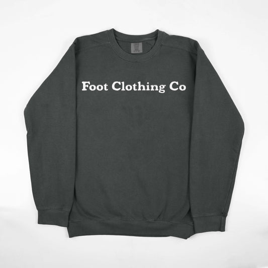 Classic-Fit Charcoal Crew Neck Sweatshirt