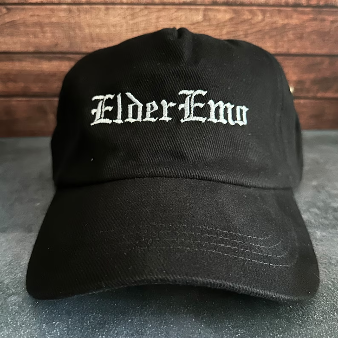 Vintage Style Elder Emo Strapback Dad Hat