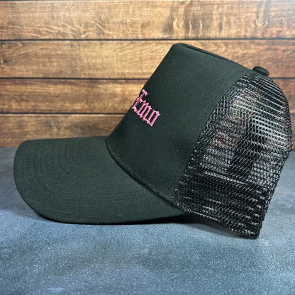 Vintage Style Mesh Back Elder Emo Trucker Hat