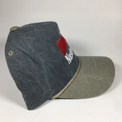 Vintage Style Nashville Stitched Faded Gray Trucker Hat Free Shipping