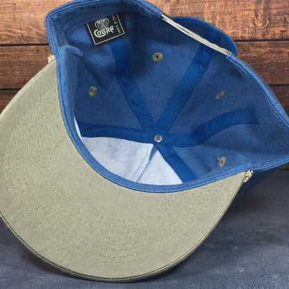 Vintage Style Alan Jackson Stitched Faded Canvas Rope Trucker Hat