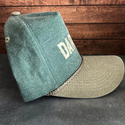 Vintage Style Darlin’ Faded Canvas Snapback Trucker Rope Hat