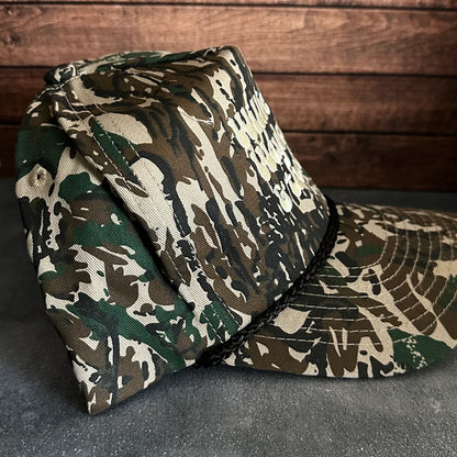 Vintage Style Willie Waylon and the Boys Embroidered Camouflage Canvas Snapback Trucker Rope Hat for Men and Women with Free Shipping