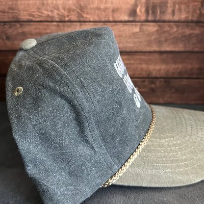 Vintage Style Willie Waylon and the Boys Embroidered Faded Canvas Snapback Trucker Rope Hat for Men and Women with Free Shipping