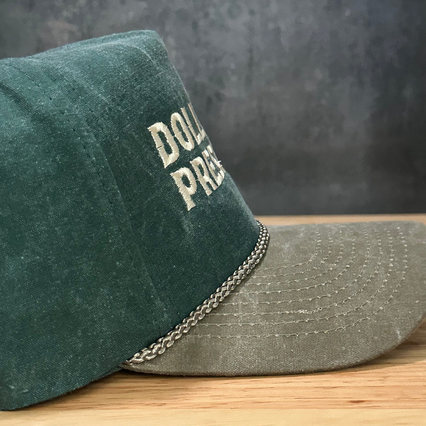 Vintage Style Dolly For President Faded Canvas Snapback Trucker Hat